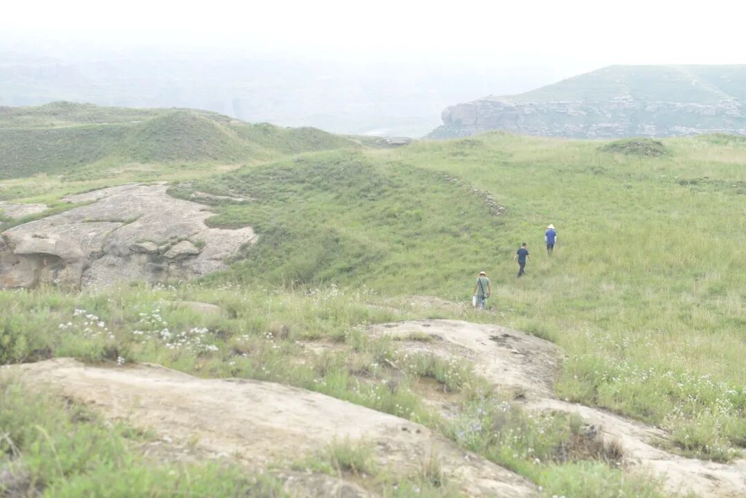 图2神木石堡墕城址顶部.JPG 图2神木石堡墕城址顶部.JPG